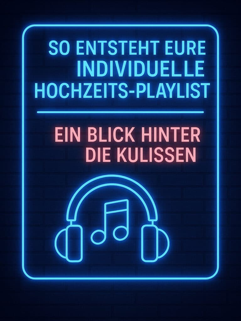So entsteht eure Playliste für die Hochzeit