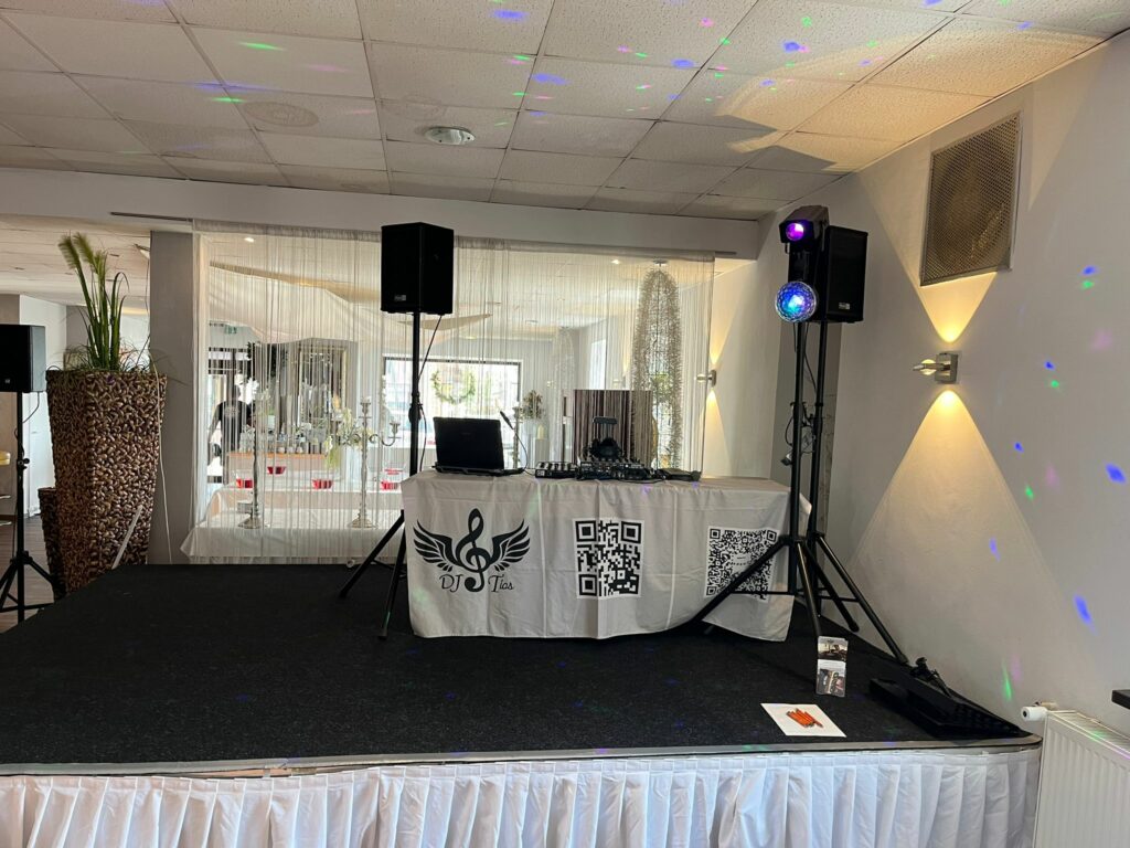 Hotel Krone Bexbach DJ Equipment Aufbau