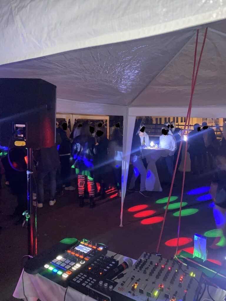 DJ Termin Karlsruhe, Parkhaus auf Dach